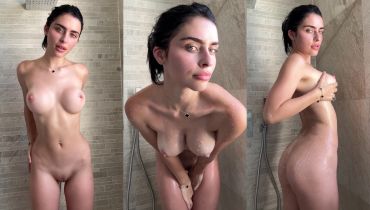 Lauren hamden getting all soapy in the shower... ?