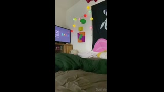 Watch Sushia Strip and Flash Her Panties