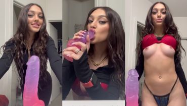 Senya marin absolutely destroying this dildo in the bathroom...