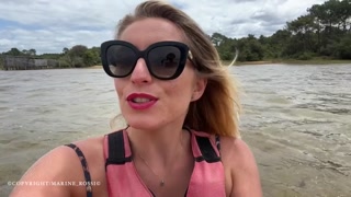 Marine Rossi Squirts in a Kayak: Paddling to Orgasm