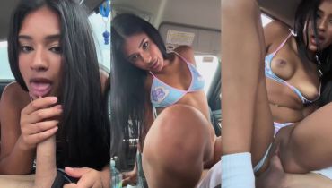 Tia.theofficial riding this cock in the car... damn