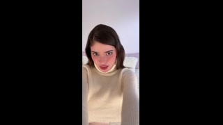 Freja strips and masturbates her wet pussy live on camera